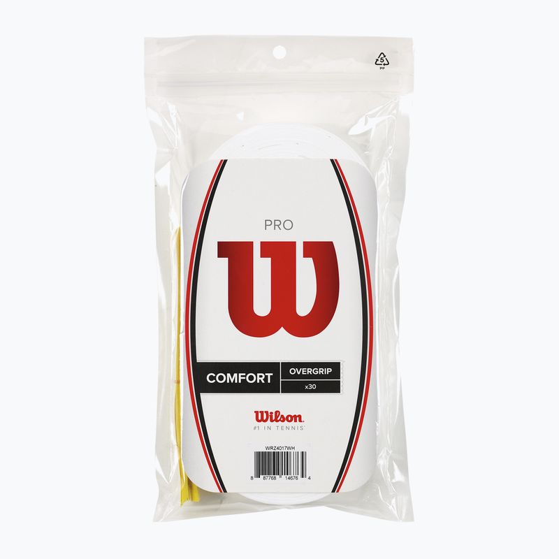 Omotávky na tenisovou raketu Wilson Pro Overgrip 30 ks white
