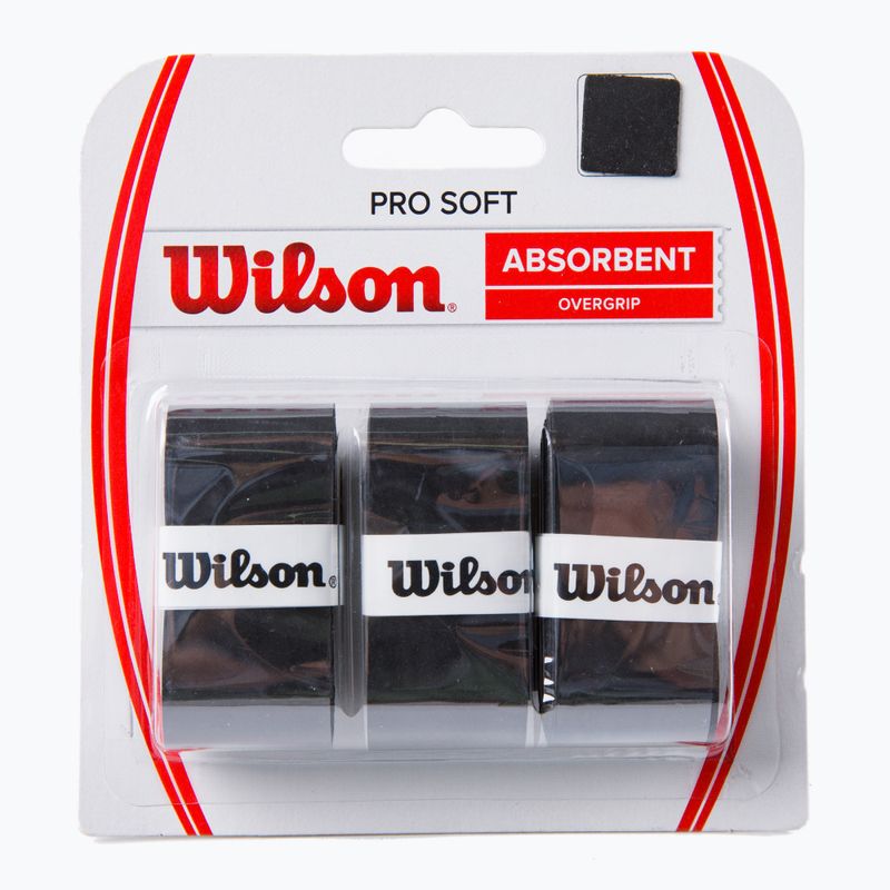 Wilson Pro Soft Tennis Overgrip černá WRZ4040BK+
