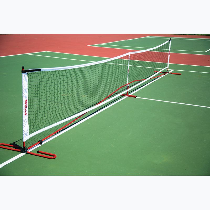Síť na pickleball Wilson Portable Pickleball Net System white/red 2