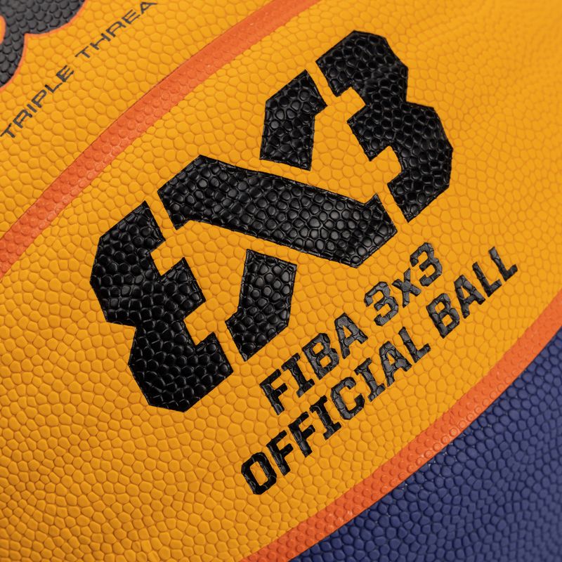 Basketbalový míč  Wilson Fiba 3x3 Game blue/yellow velikost 6 3