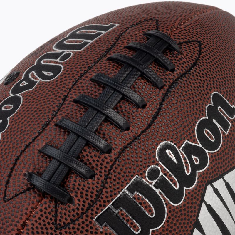 Oficiální fotbalový míč Wilson MVP Brown WTF1411XB 3