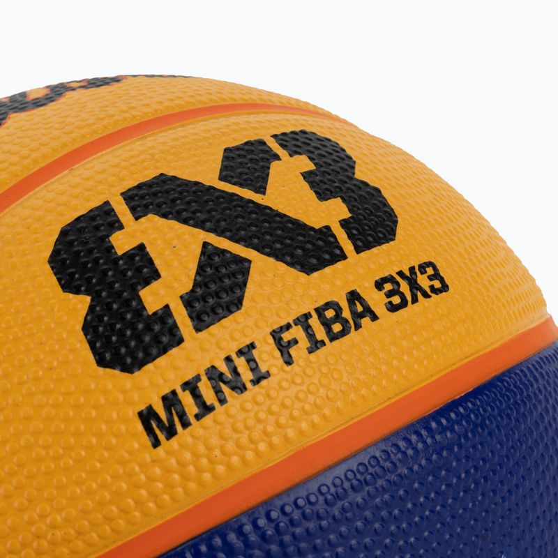 Wilson Fiba 3X3 Mini Rubber basketbalový míč WTB1733XB velikost 3 3