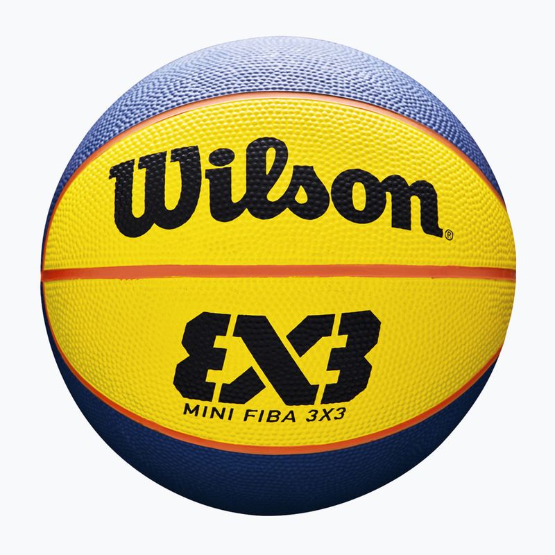 Wilson Fiba 3X3 Mini Rubber basketbalový míč WTB1733XB velikost 3 4