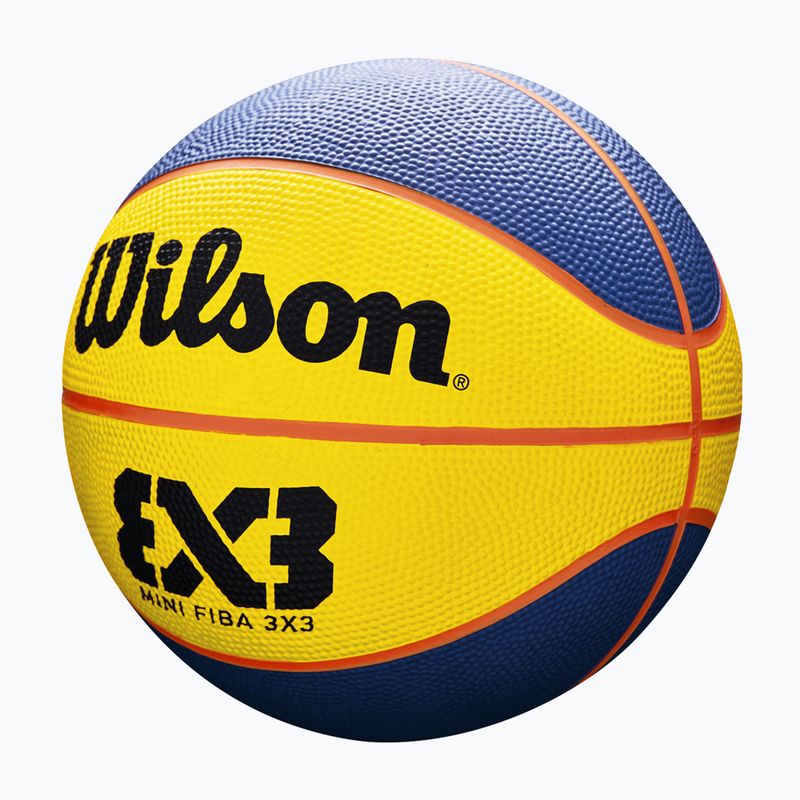 Wilson Fiba 3X3 Mini Rubber basketbalový míč WTB1733XB velikost 3 5