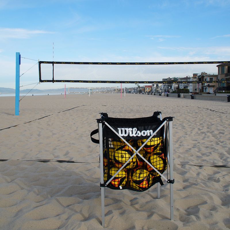 Vozík na míče Wilson Beach Stand Up black 4