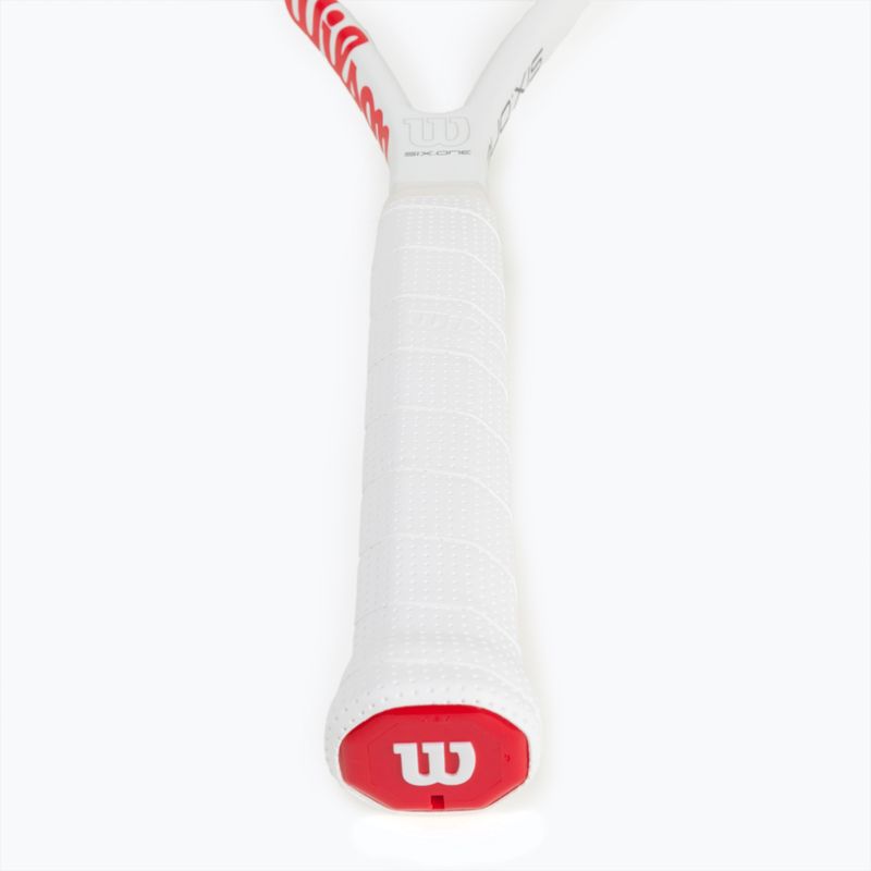 Tenisová raketa Wilson Six.One Team 95 Cvr červeno-bílá WRT73640U 5