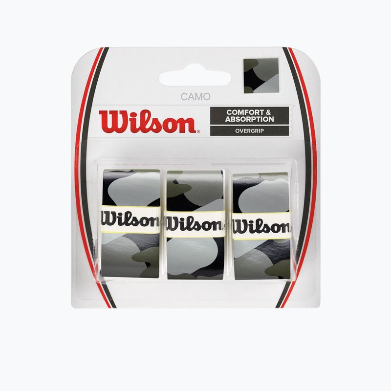 Wilson Camo Tenisová rukojeť Overgrip 3 ks černá WRZ470830 2