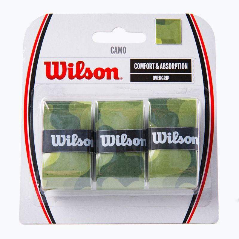 Tenisová rukojeť Wilson Camo Overgrip šedá WRZ470850+