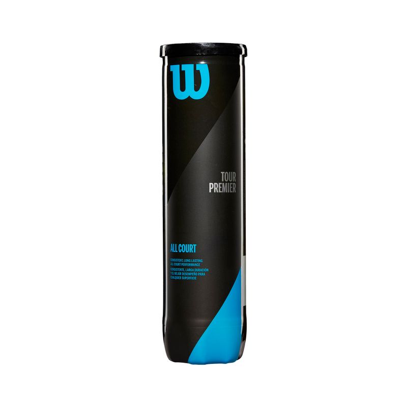 Sada tenisových míčků Wilson Tour Premier All Ct 4 ks žlutá WRT119400 2