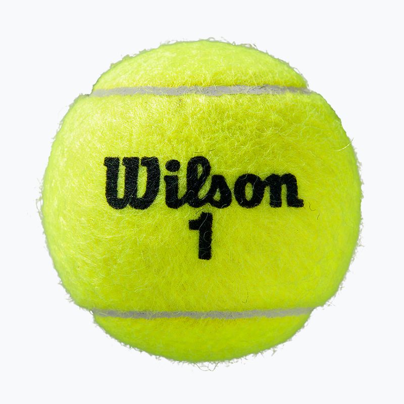 Sada tenisových míčků Wilson Roland Garros All Ct 3 ks žlutá WRT126400 2
