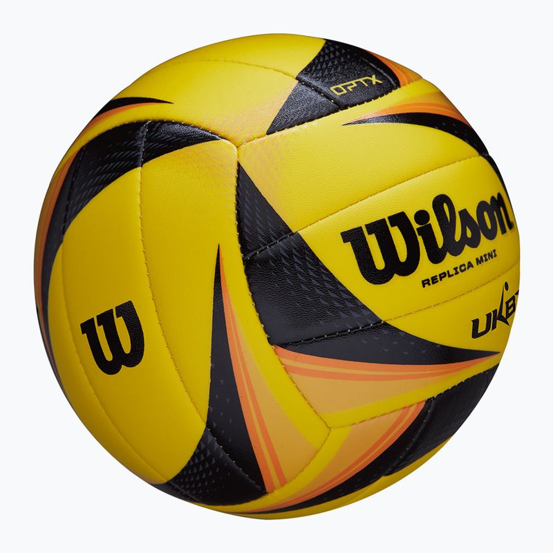 Míč na plážový volejbal Wilson OPTX AVP Mini yellow 2
