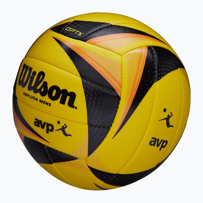 Míč na plážový volejbal Wilson OPTX AVP Mini yellow 3