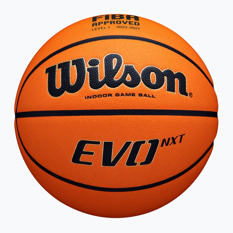 Basketbalový míč Wilson EVO NXT Fiba Game Ball orange velikost  6