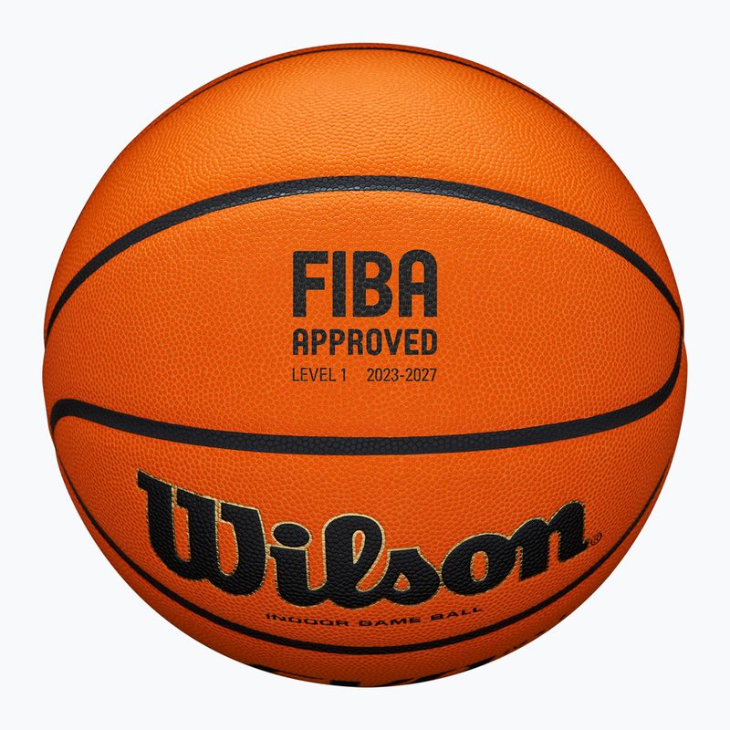 Basketbalový míč Wilson EVO NXT Fiba Game Ball orange velikost  6 4