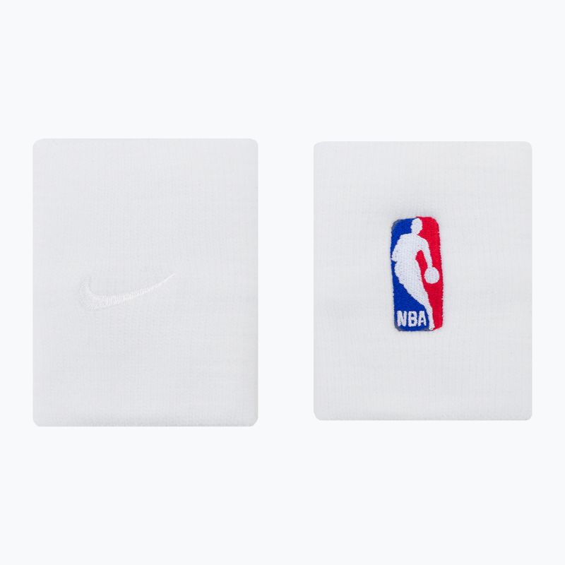 Potítka Nike Wristbands NBA 2 szt. białe NI-N.KN.03.100 2