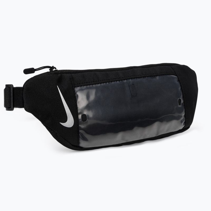 Nike Pack ledvinové pouzdro černo-stříbrné N0002650-082
