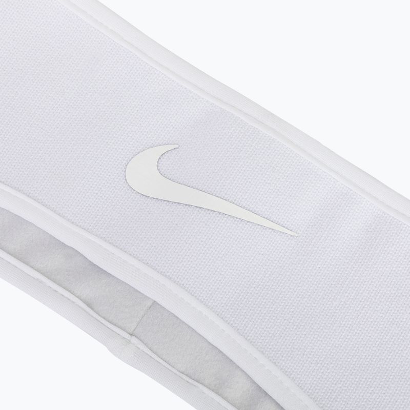 Pletená čelenka Nike bílá N0003530-128 3