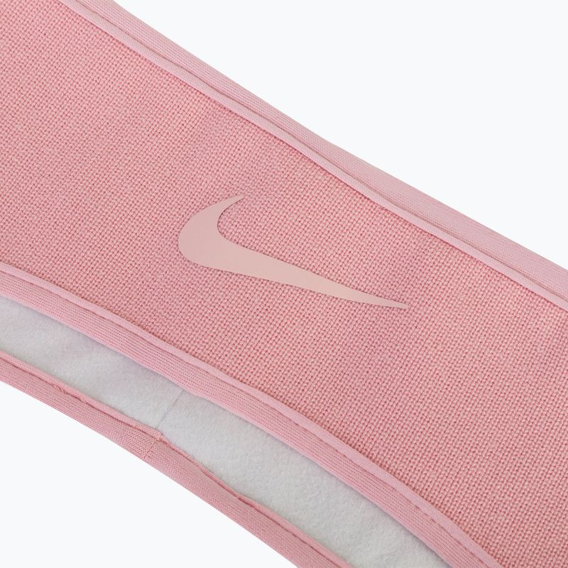 Pletená čelenka Nike růžová N0003530-631 3