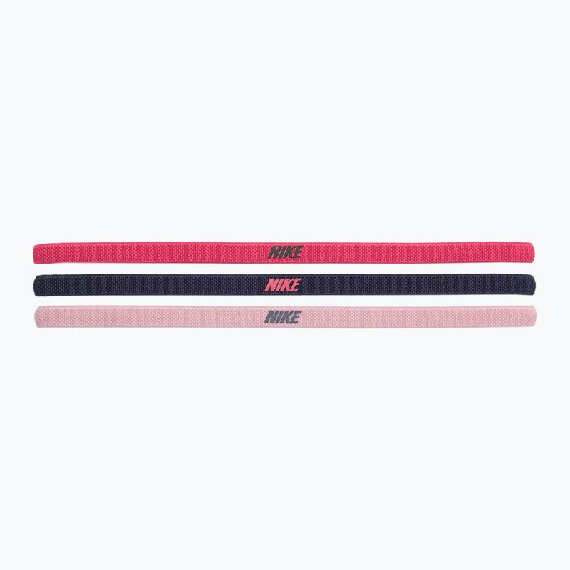 Čelenka  Nike Elastic Headbands 2.0 3 szt. spark/gridiron/pink glaze