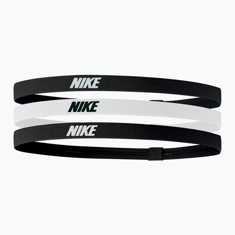 Čelenka  Nike Elastic Headbands 2.0 3 szt. black/white/black