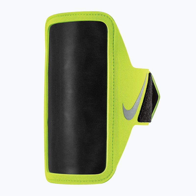 Běžecké pouzdro na telefon Nike Lean Arm Band Plus volt/black/silver 4