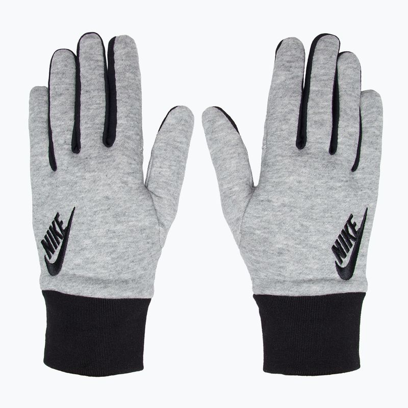 Pánské běžecké rukavice Nike Club Fleece 2.0 grey heather/black/black 2