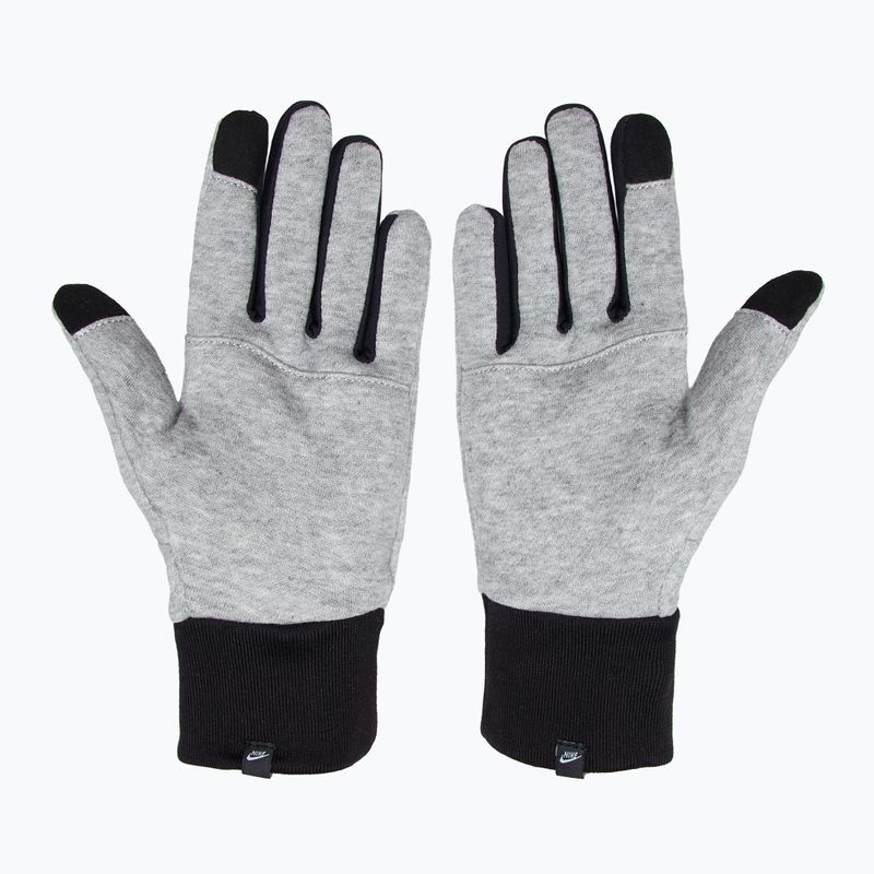 Pánské běžecké rukavice Nike Club Fleece 2.0 grey heather/black/black 3
