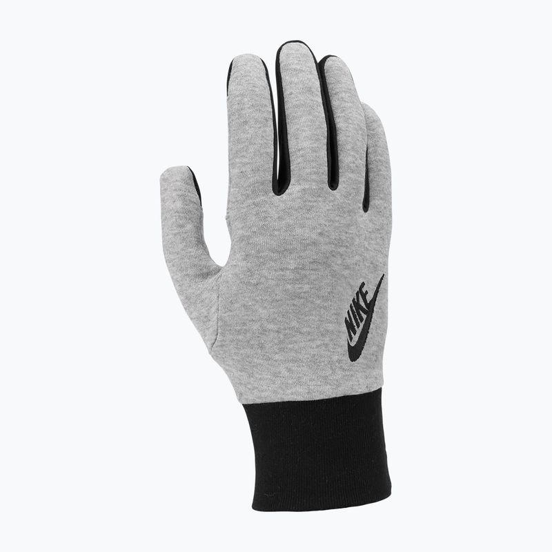 Pánské běžecké rukavice Nike Club Fleece 2.0 grey heather/black/black 6