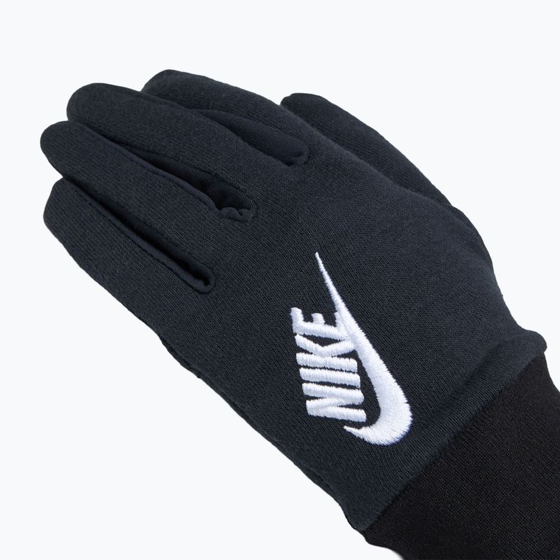 Dámské běžecké rukavice Nike Club Fleece black/white 4