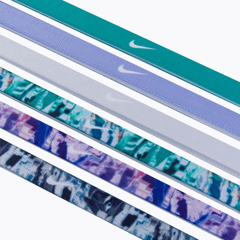 Čelenky Nike s potiskem 6 ks zelené/fialové N0002545-322 3