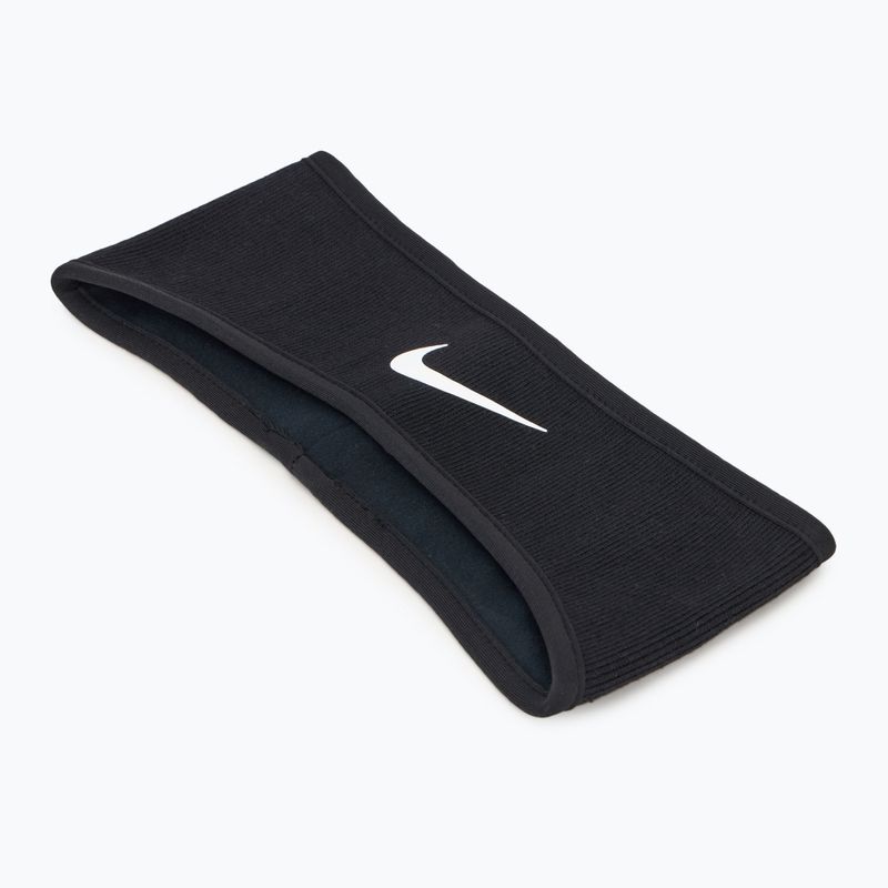 Pletená čelenka Nike černá/černá/bílá