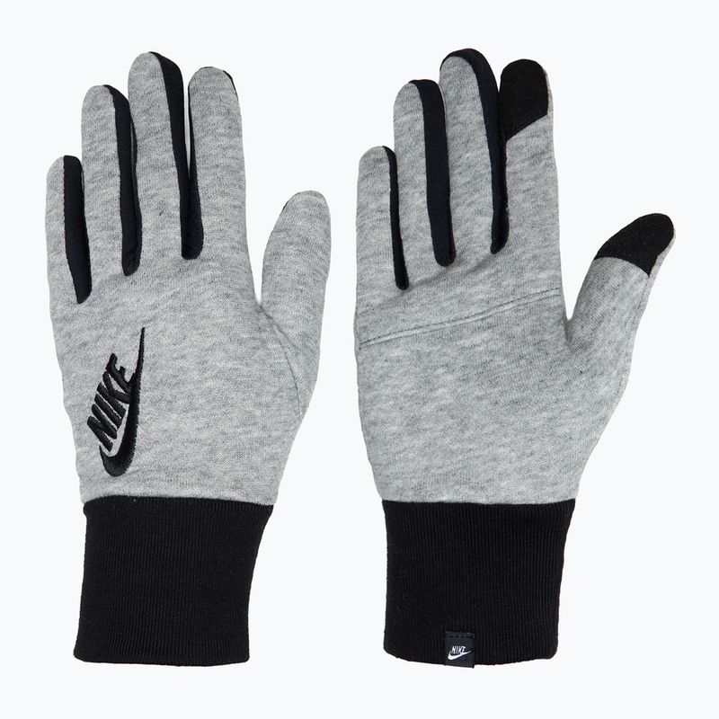 Dámské běžecké rukavice Nike Club Fleece grey heather/black/black