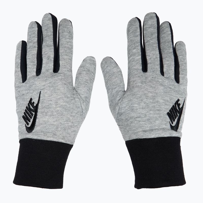 Dámské běžecké rukavice Nike Club Fleece grey heather/black/black 2
