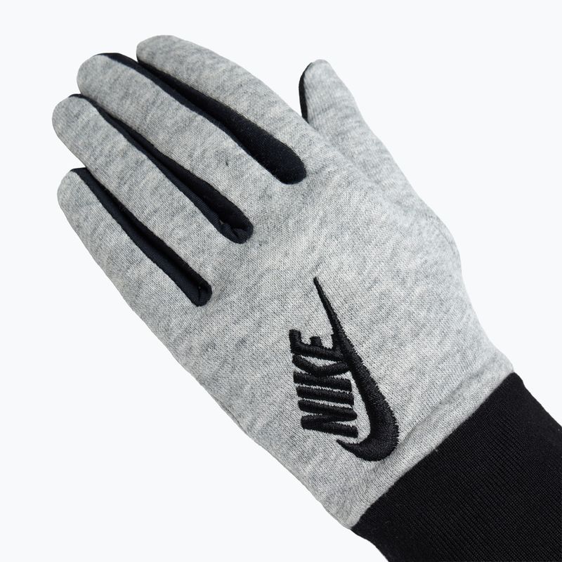 Dámské běžecké rukavice Nike Club Fleece grey heather/black/black 4