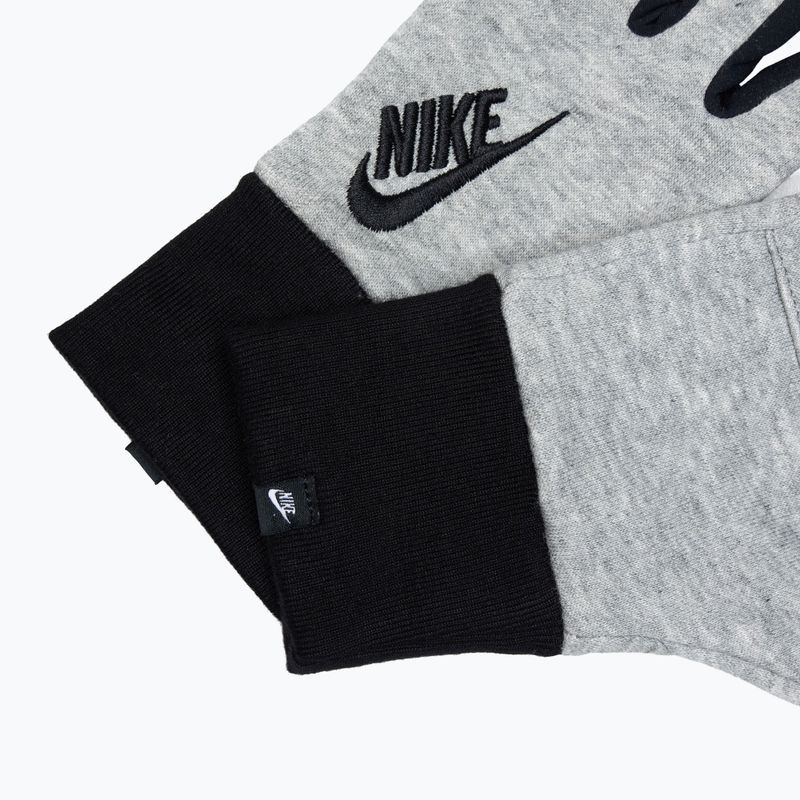 Dámské běžecké rukavice Nike Club Fleece grey heather/black/black 5