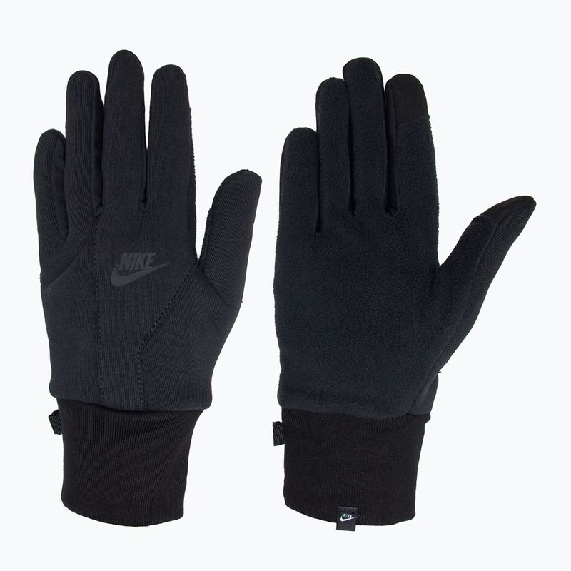 Pánské běžecké rukavice Nike Tech Fleece 2.0 black/black/black