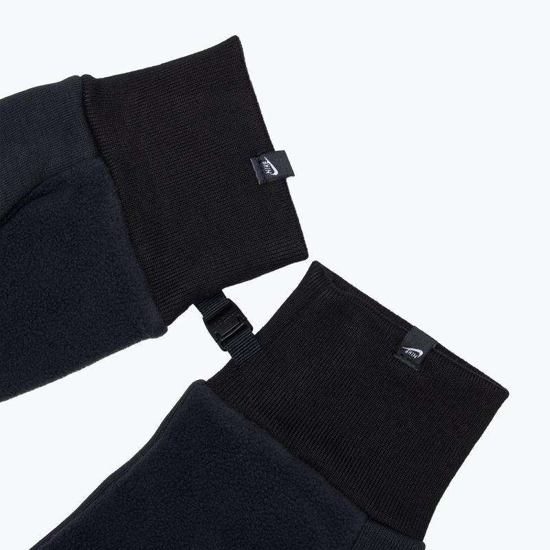 Pánské běžecké rukavice Nike Tech Fleece 2.0 black/black/black 5