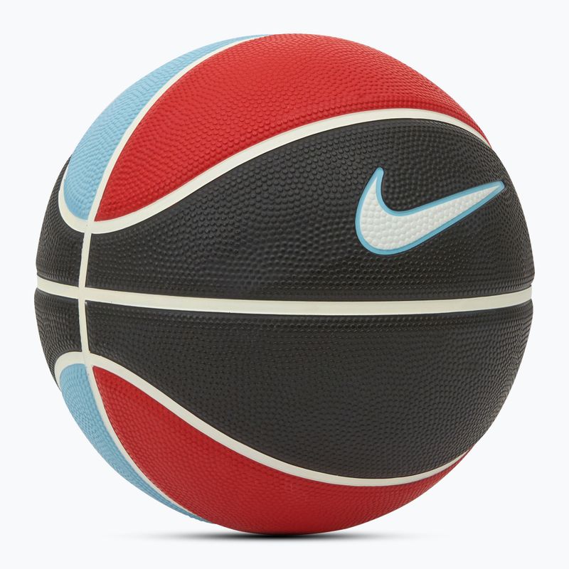 Basketbalový míč Nike Skills aquarius blue/university red/white/white velikost 3 2