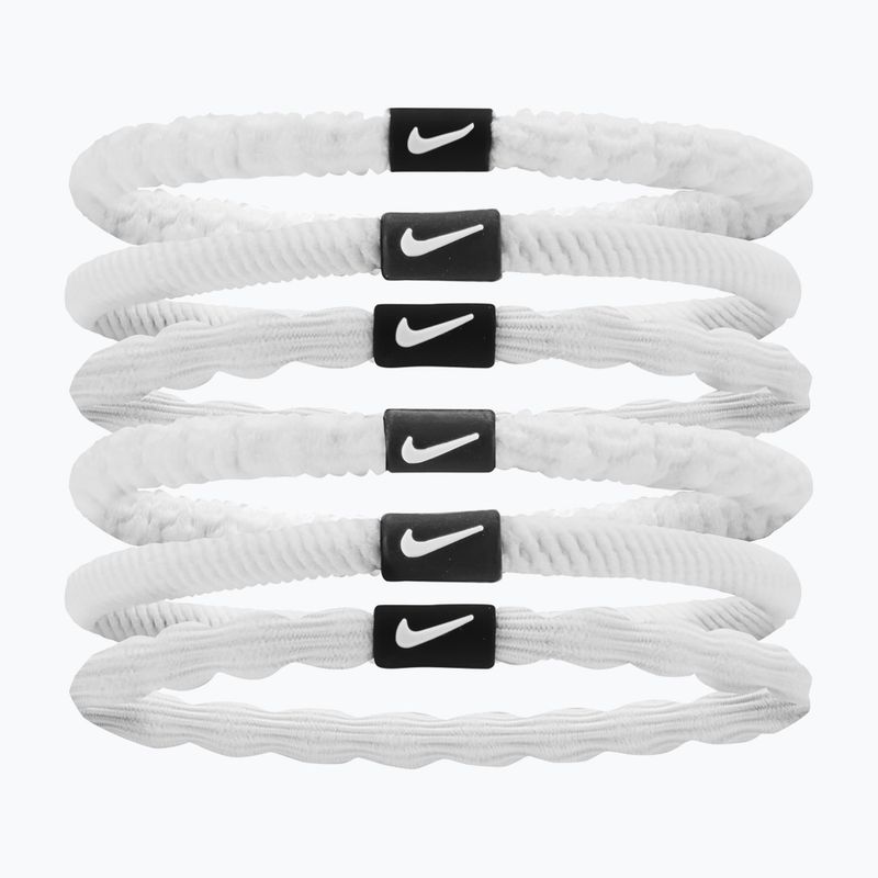 Gumičky do vlasů Nike Flex Hair Tie 6 ks white/black/white