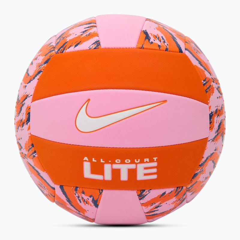 Volejbalový míč Nike All Court Lite Volleyball pink rise/safety orange/white velikost 5