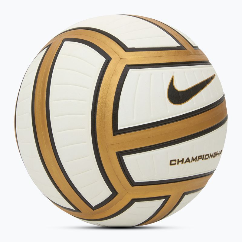 Volejbalový míč Nike Championship Volleyball metallic gold/white/metallic gold/black velikost 5 2