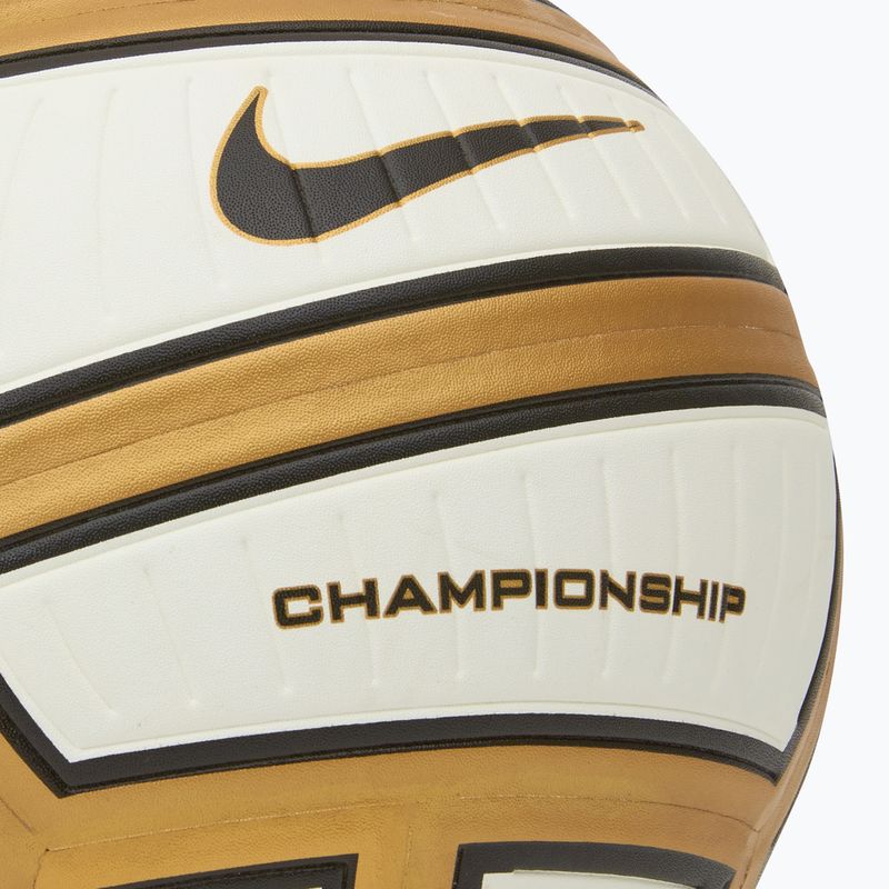 Volejbalový míč Nike Championship Volleyball metallic gold/white/metallic gold/black velikost 5 3
