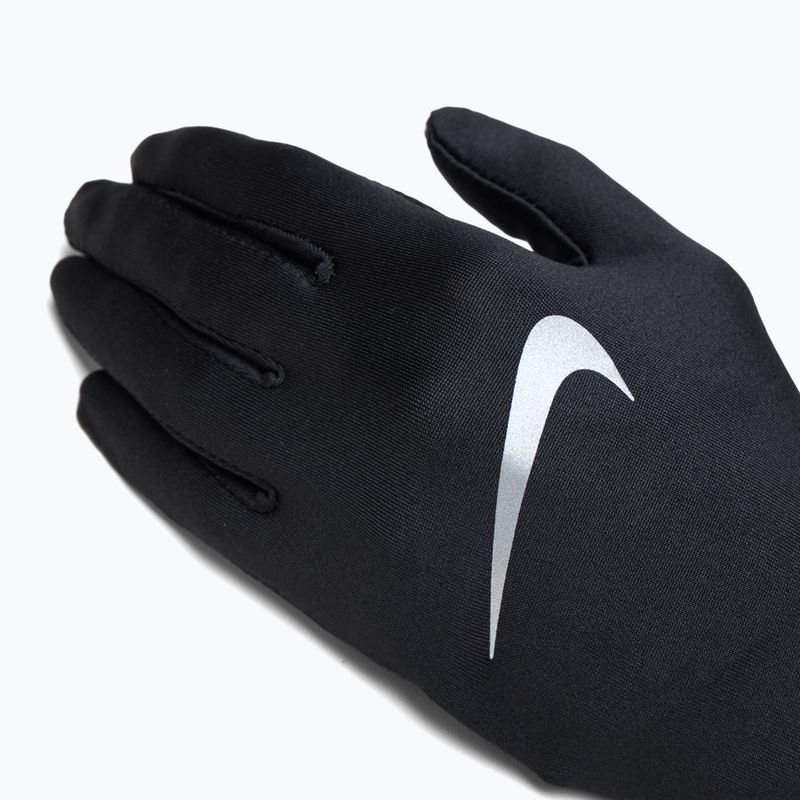 Běžecké rukavice Nike Pacer Liner RG black/silver 4