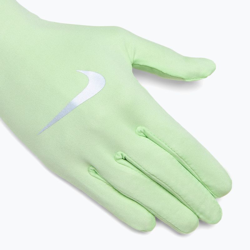 Běžecké rukavice Nike Pacer Liner RG vapor green/silver 4