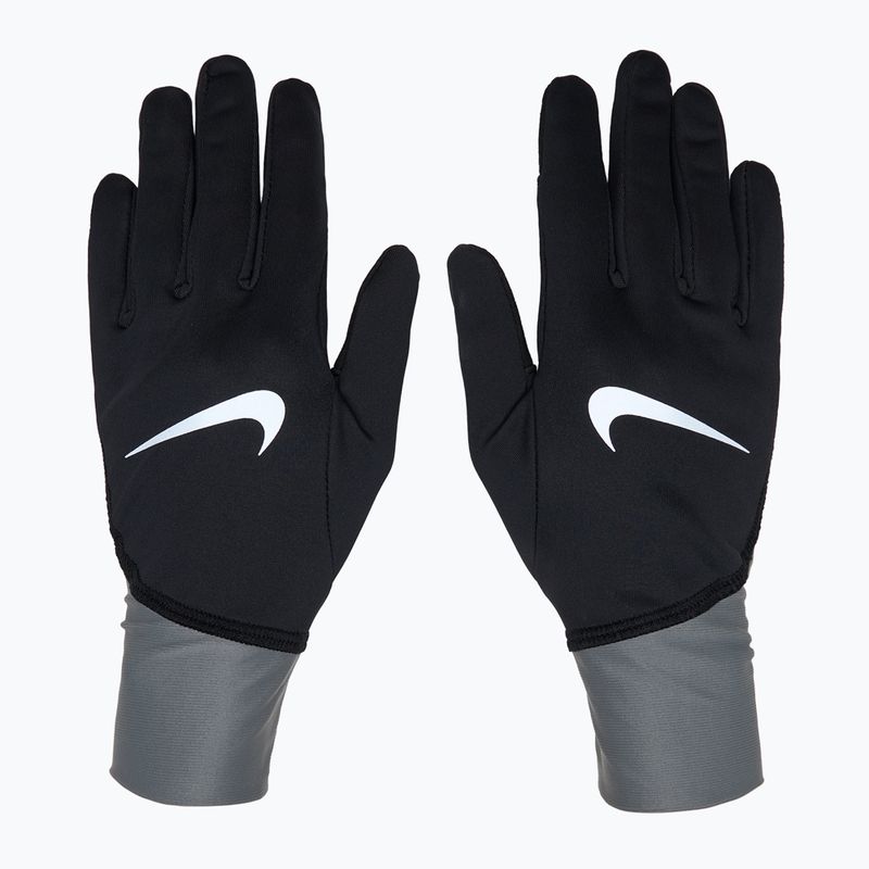 Dámské běžecké rukavice Nike Pacer Midweight RG black/smoke grey/silver 2