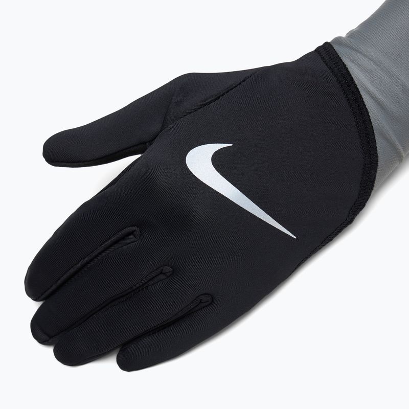 Dámské běžecké rukavice Nike Pacer Midweight RG black/smoke grey/silver 4