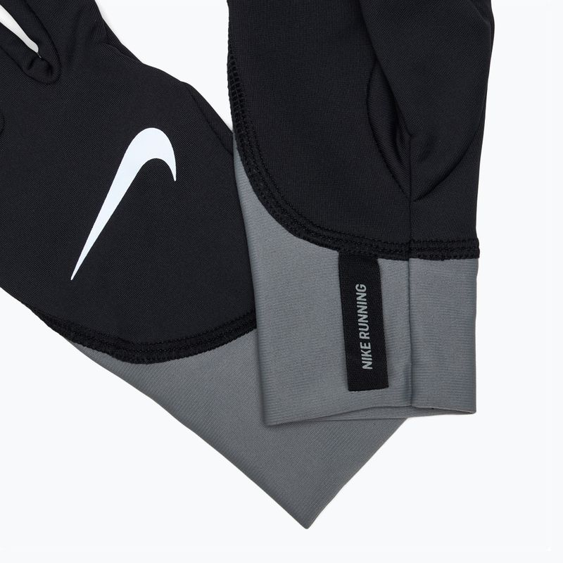 Dámské běžecké rukavice Nike Pacer Midweight RG black/smoke grey/silver 5