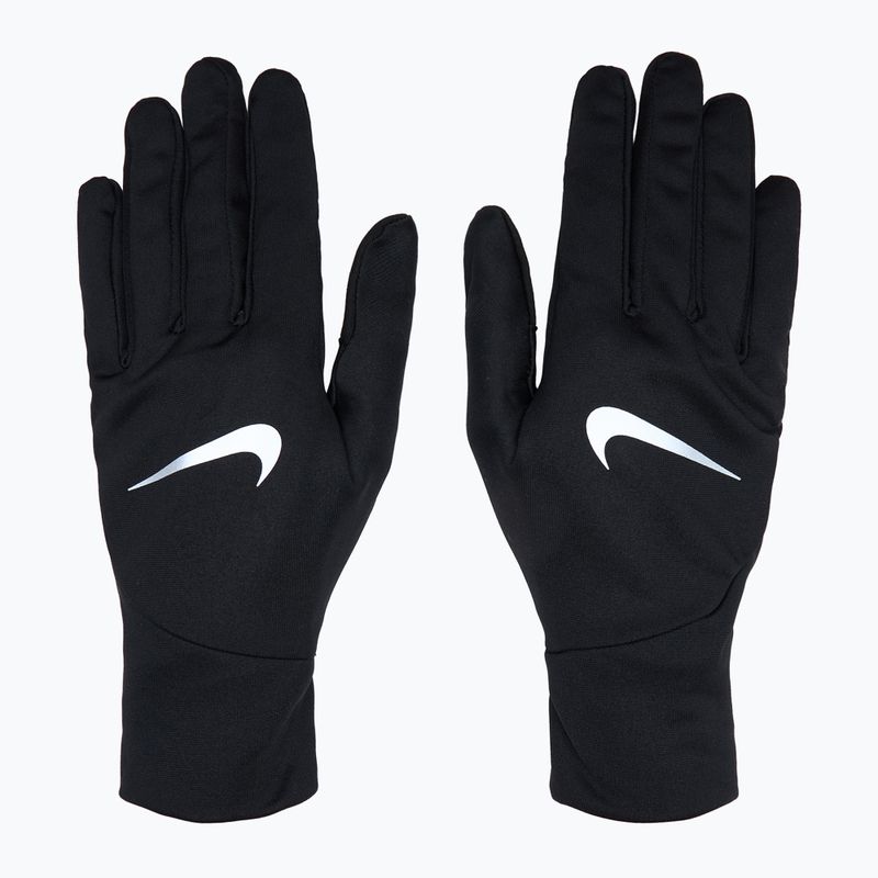 Pánské běžecké rukavice Nike Pacer Lightweight RG black/black/silver 2