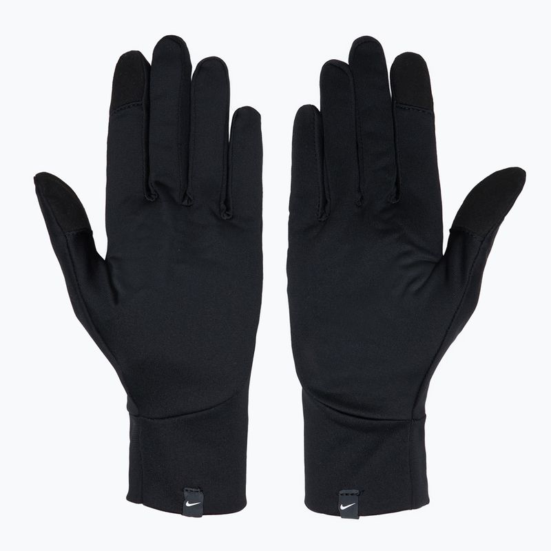 Pánské běžecké rukavice Nike Pacer Lightweight RG black/black/silver 3