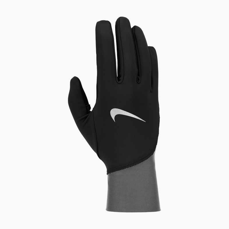 Pánské běžecké rukavice Nike Pacer Midweight RG black/smoke grey/silver 6